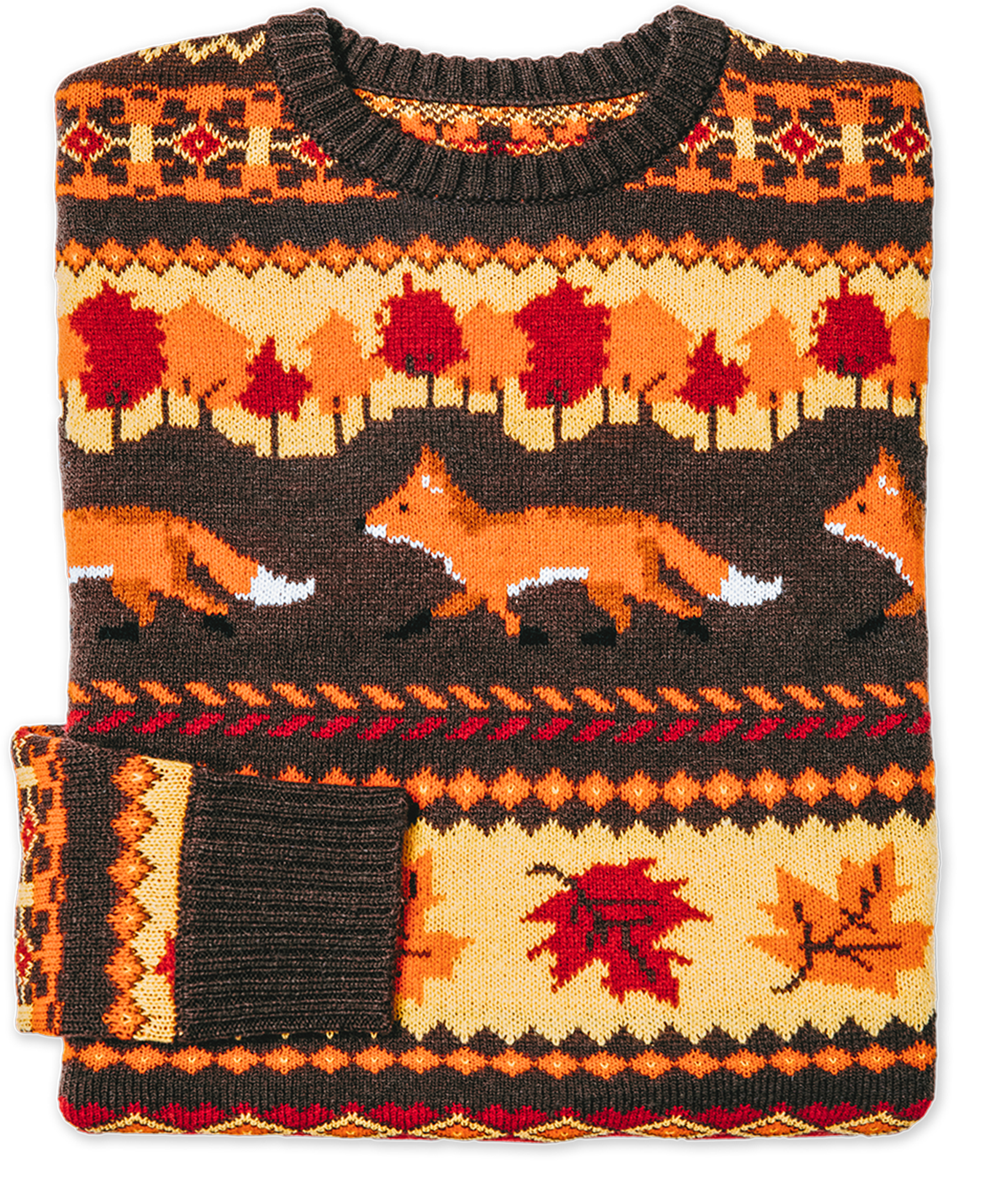 The Fox and Foliage Sweater