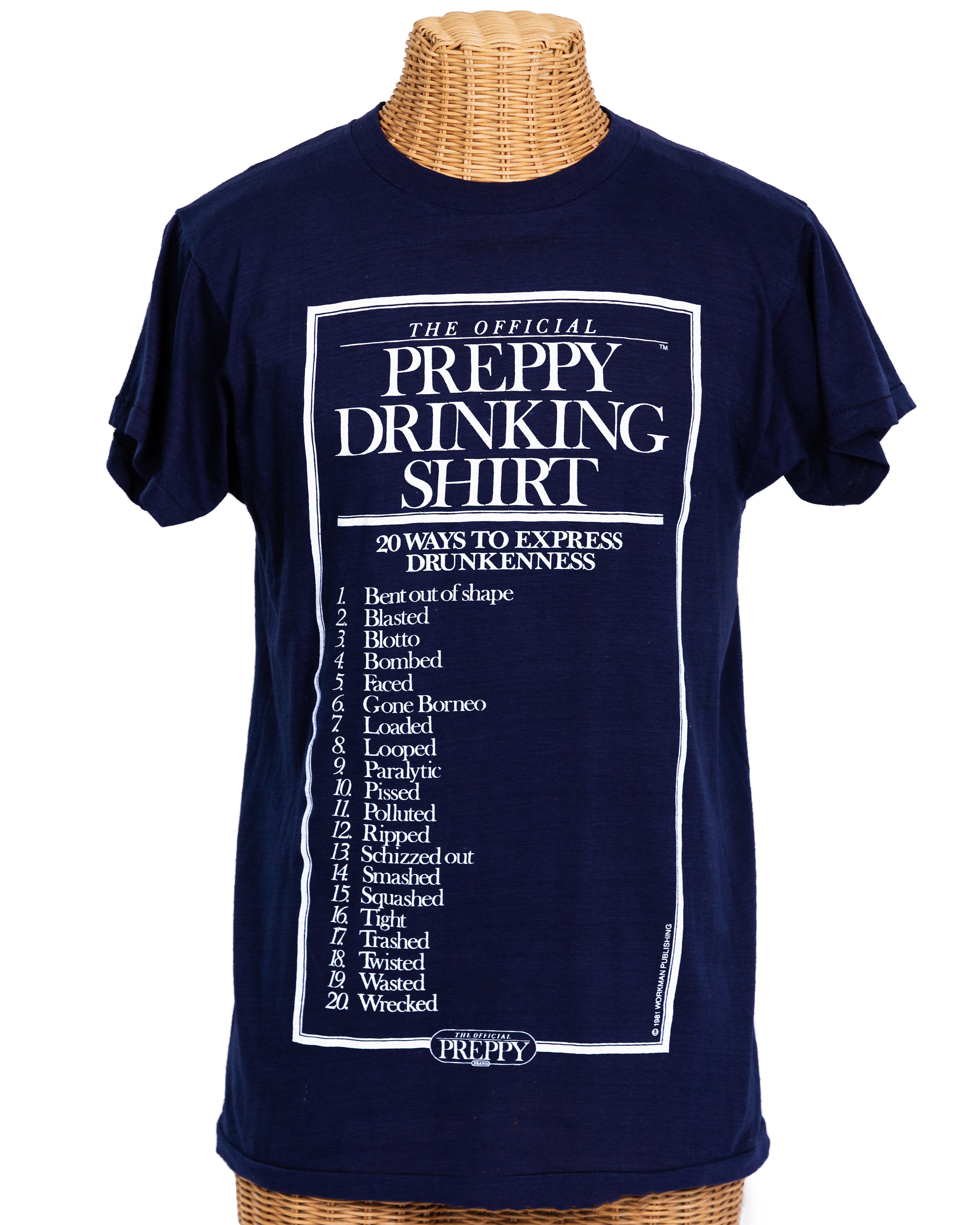 Vintage: Preppy Drinking 1981 Tee