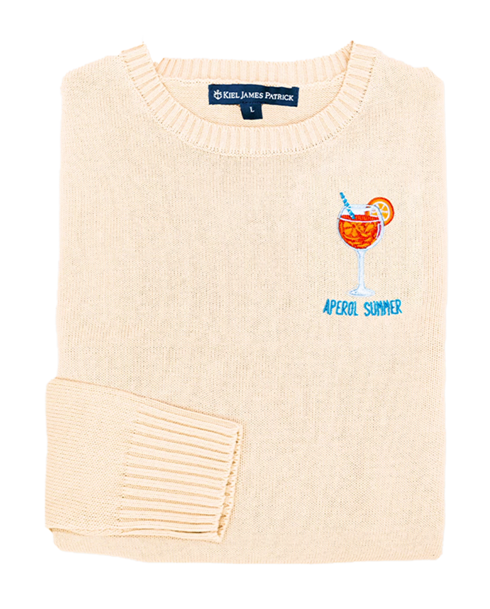 Aperol Summer Embroidered Sweater