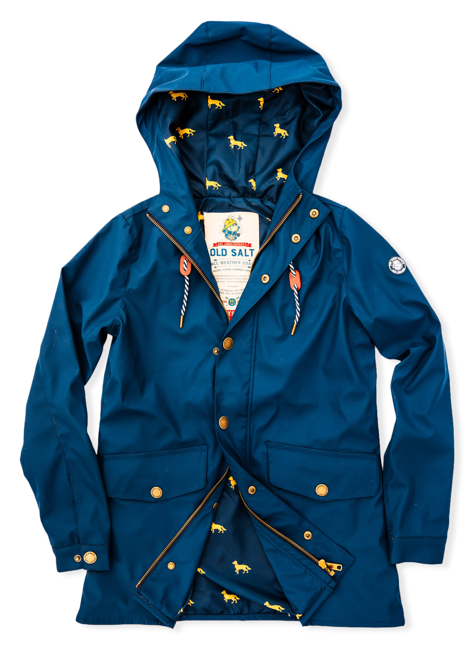 Old Salt Raincoat in Navy - Women's