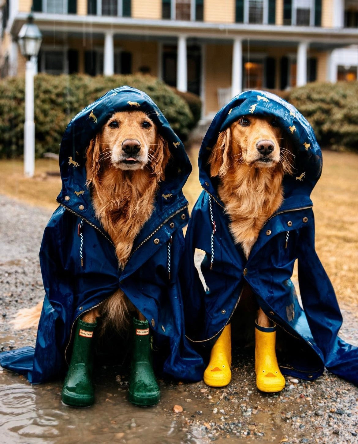Old Salt Raincoat in Navy - Kids