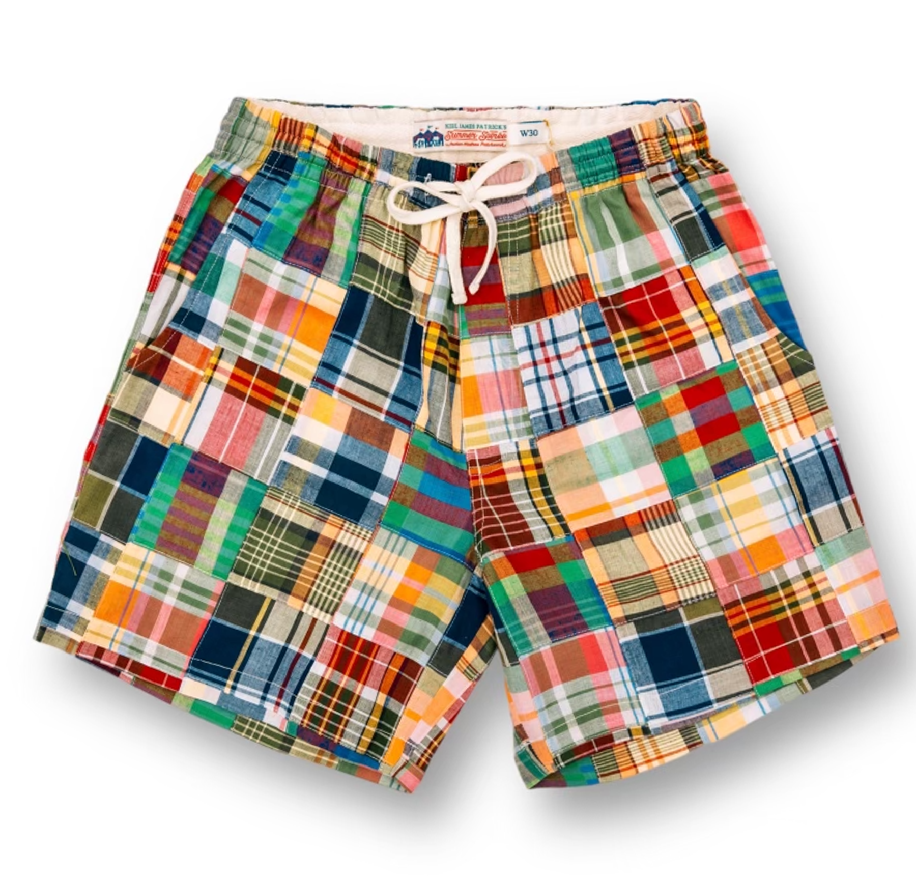 Montauk Drawstring Madras Shorts