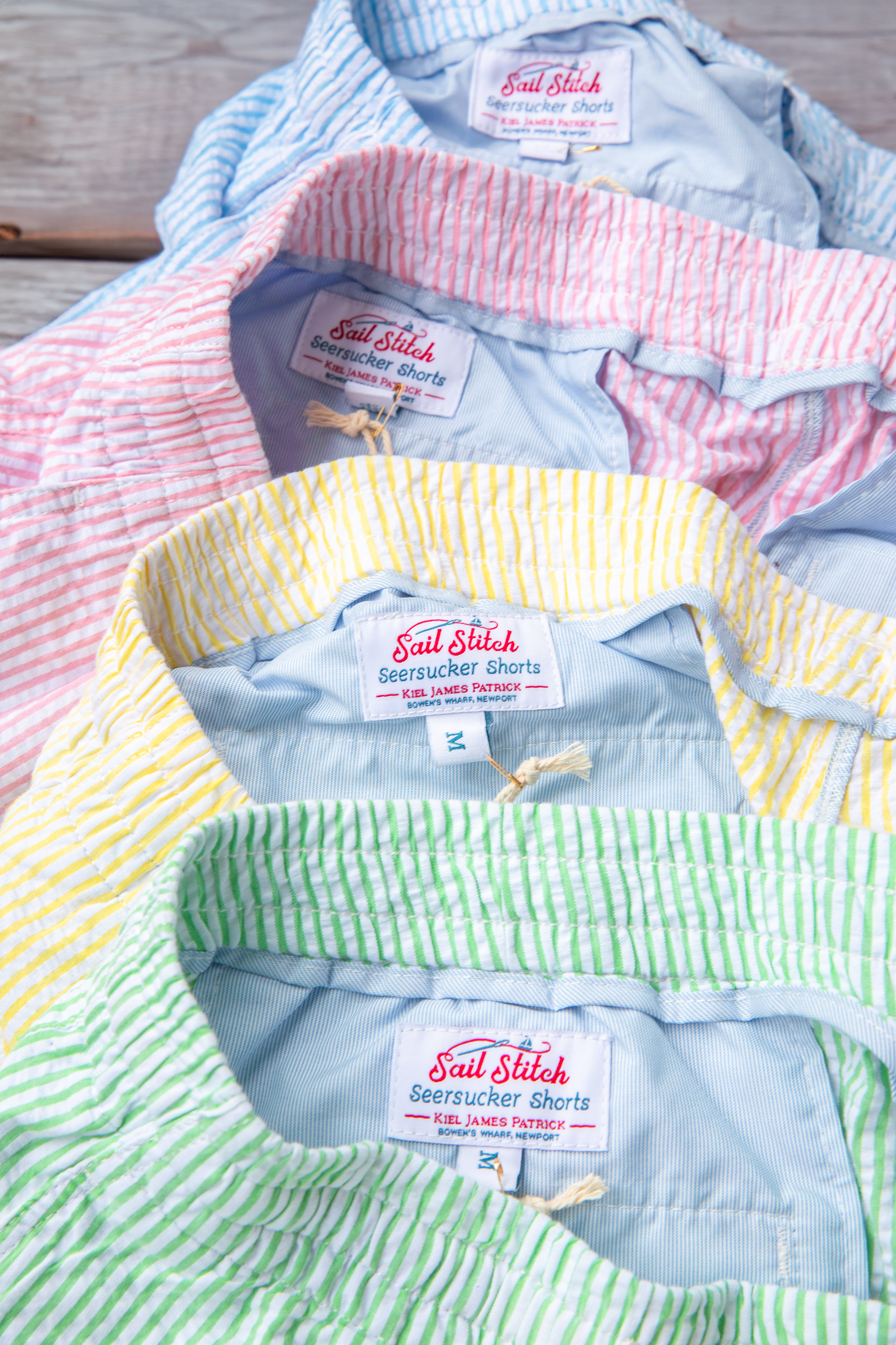 Sailor's Delight Seersucker Drawstring Shorts