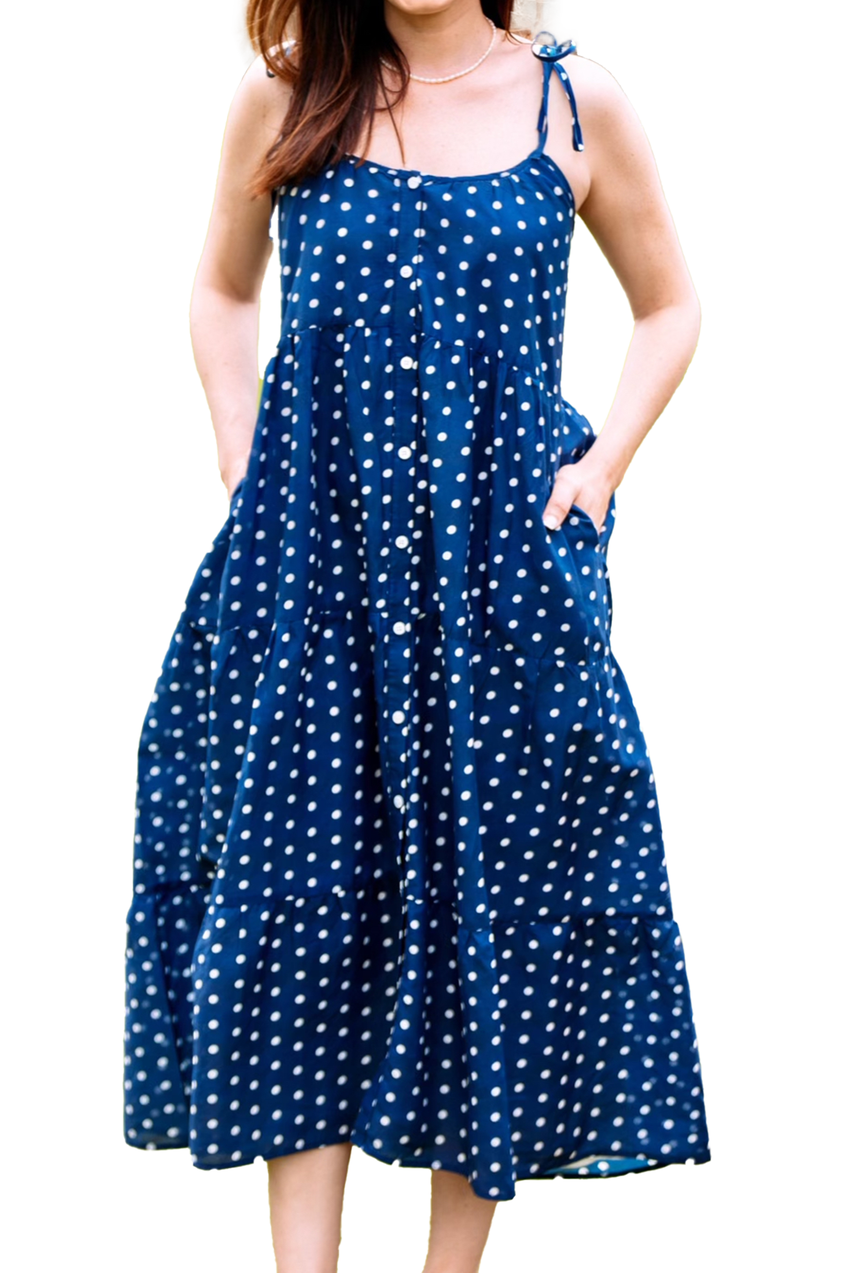 Grace Polka Dot Maxi Dress