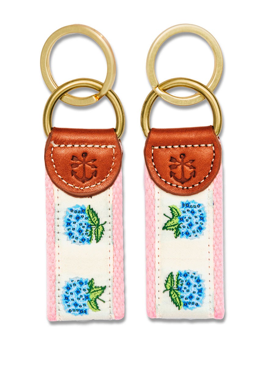 Hydrangea Bloom Key Fob