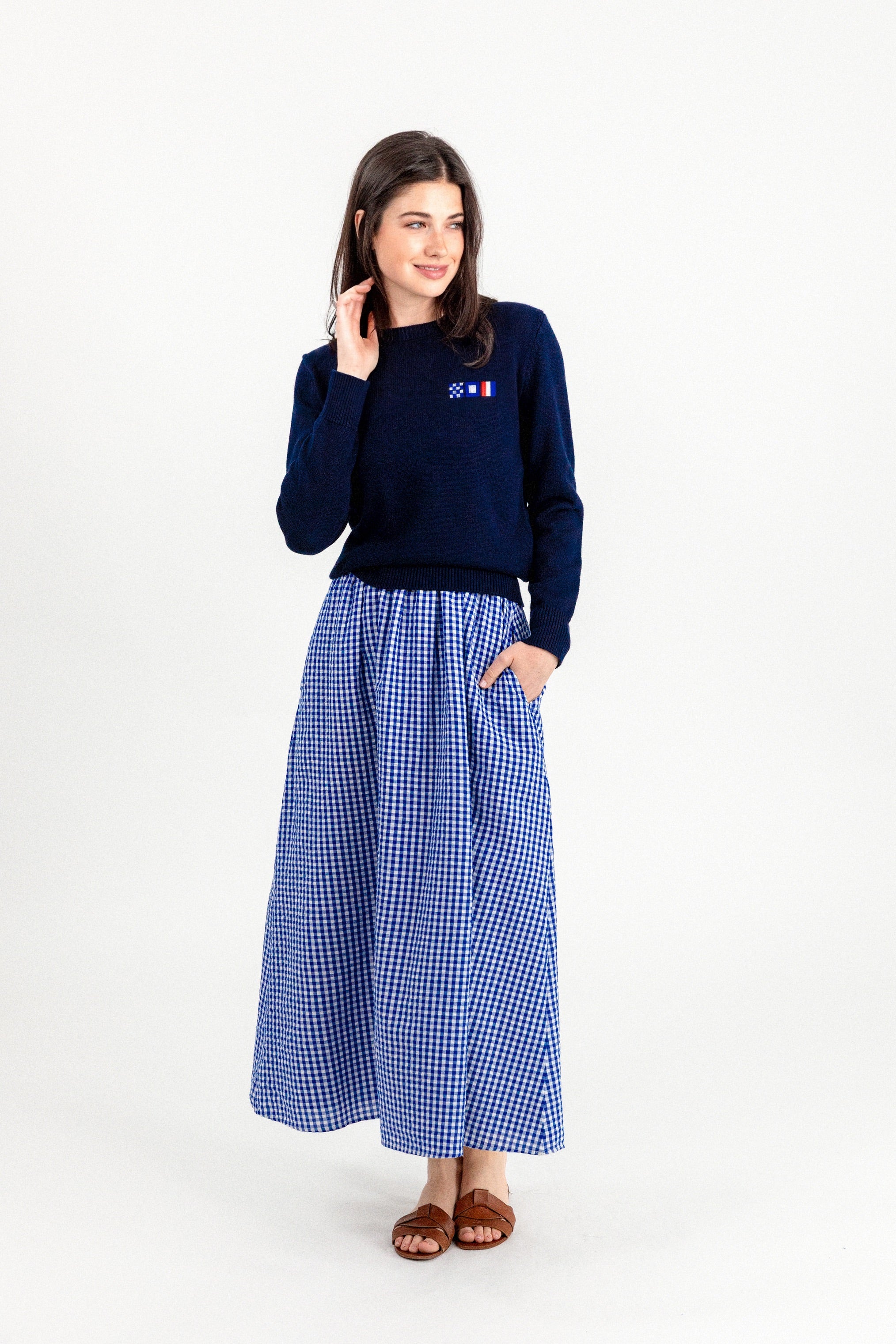 Diana Smocked Gingham Dress