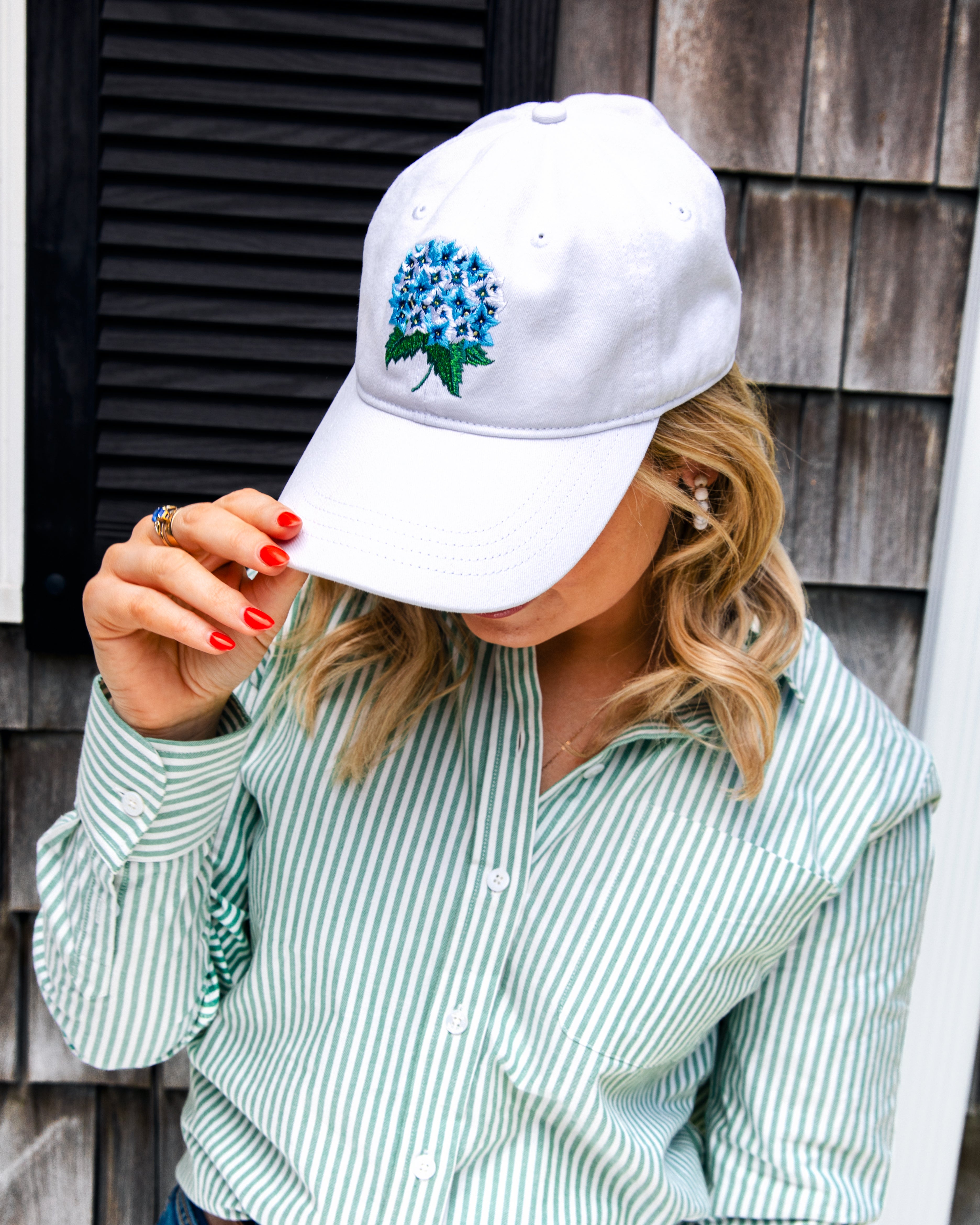 The Hydrangea Bloom Hat- White