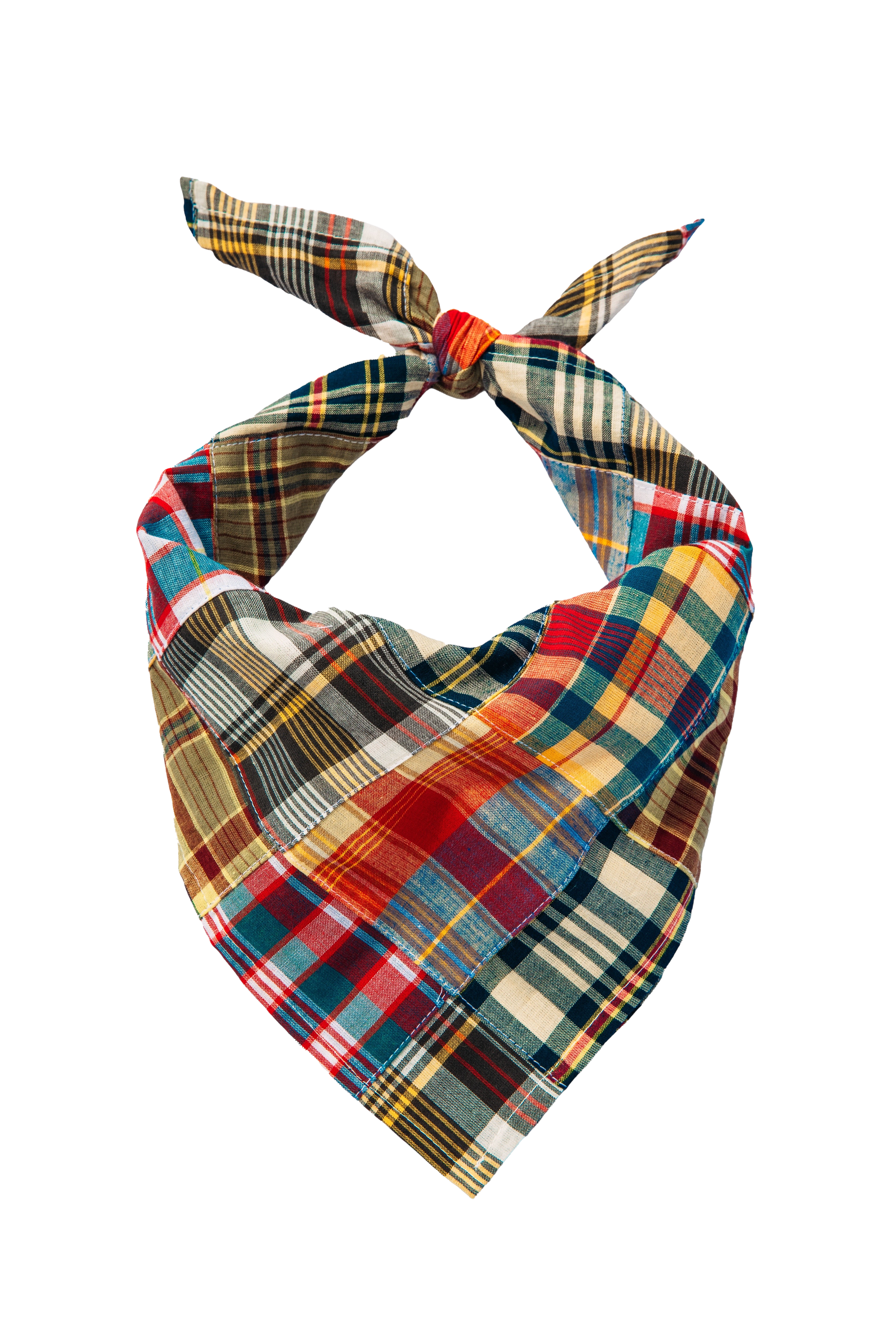 Hyannis Patchwork Madras Bandana