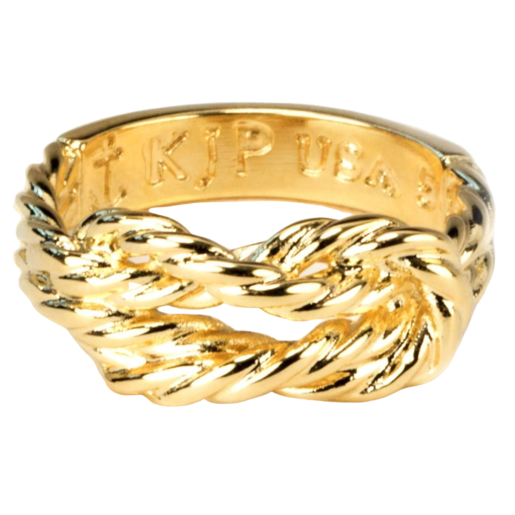 Sailor's Knot Gold Ring