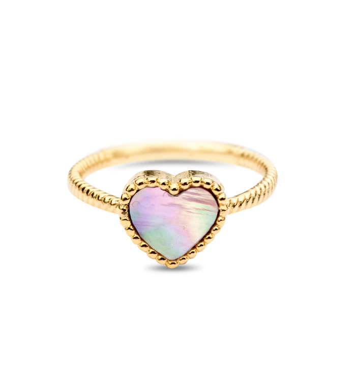 Heart of the Sea Mother of Pearl Ring