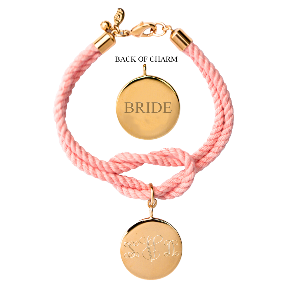 Palm Beach Knot Engravable Wedding Bracelet