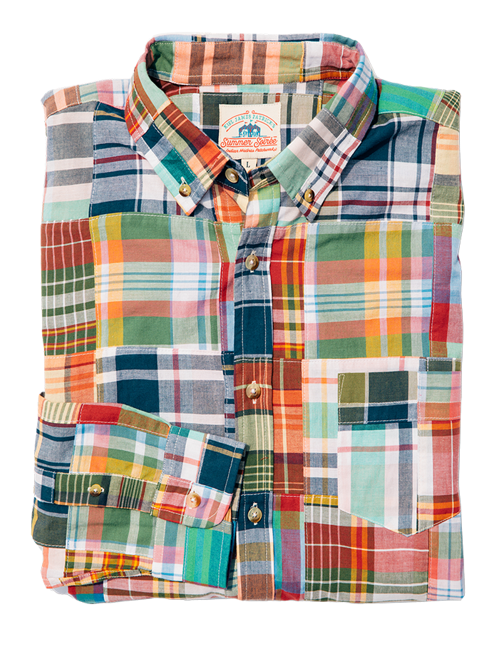 Montauk Patchwork Madras Shirt