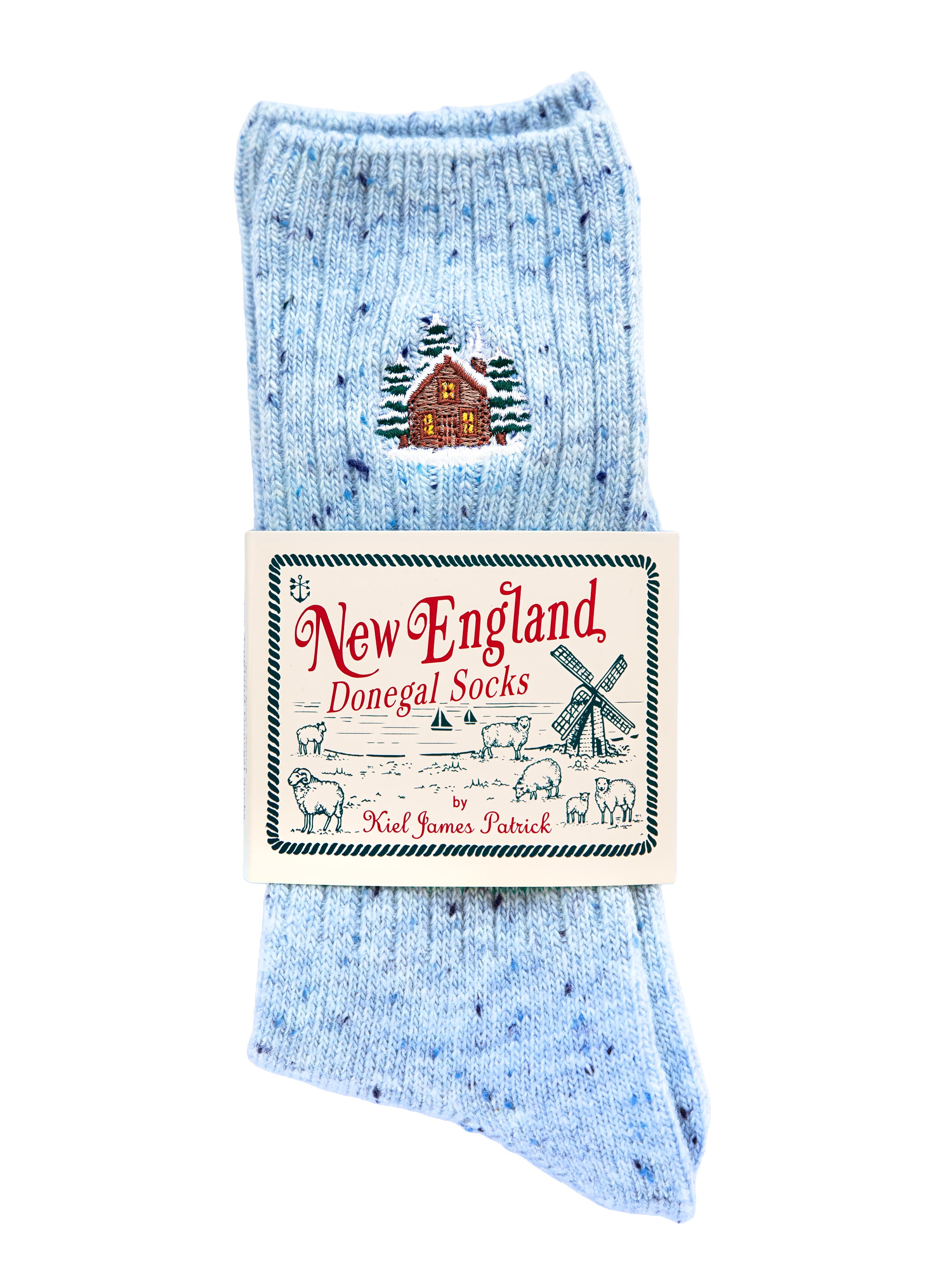 Christmas Cabin Donegal Socks