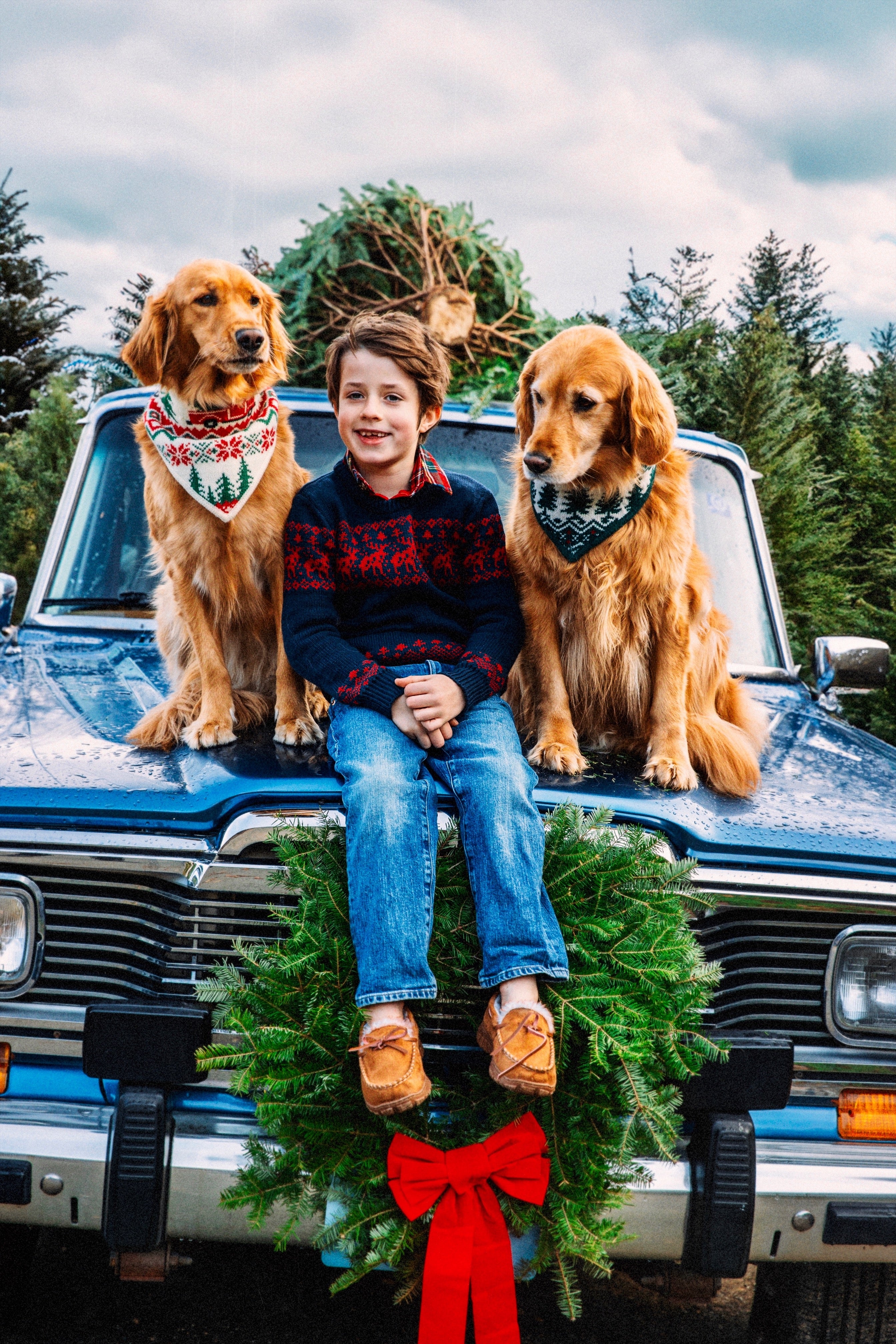 The McCallister Kids Sweater-Navy