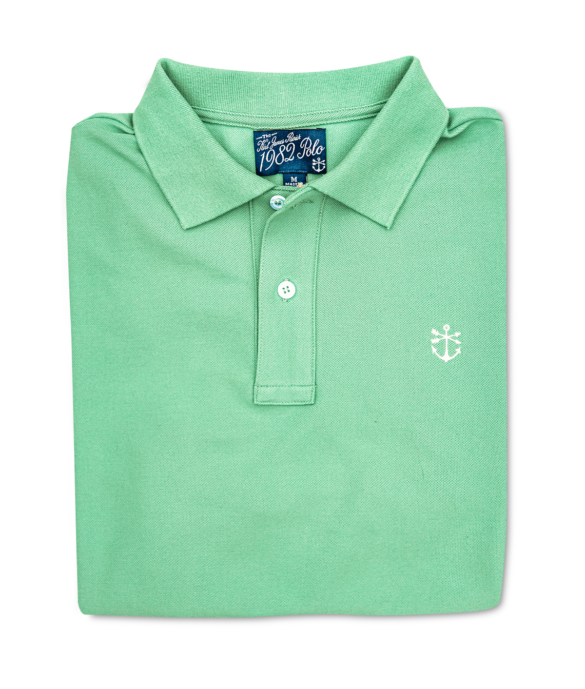 Block Island 1985 Pique Polo Shirt in Green