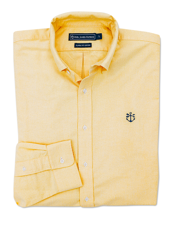 Watch Hill Oxford Shirt in Yellow