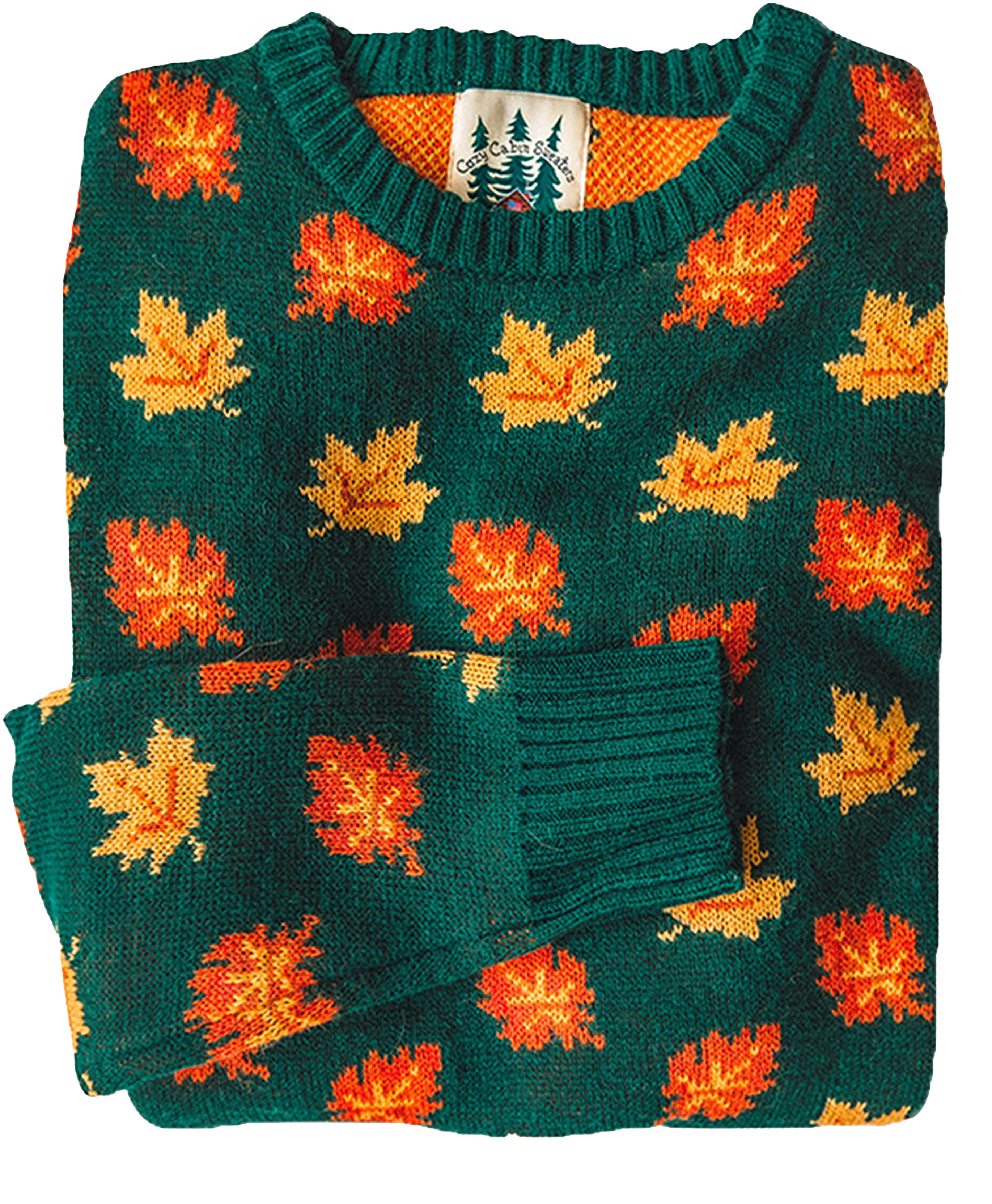 The Big Cozy Fall Leaf Sweater